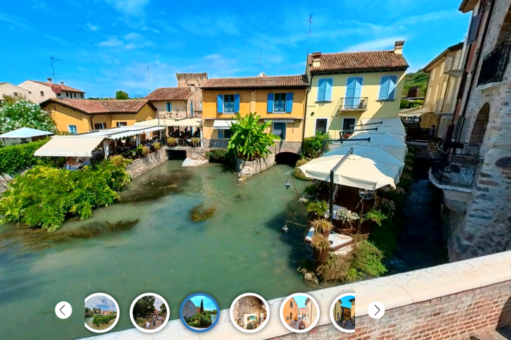 Mappa Del Tour Da Peschiera Del Garda A Valeggio E Borghetto Sul Mincio